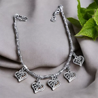 Metal Charm Anklet : Heart