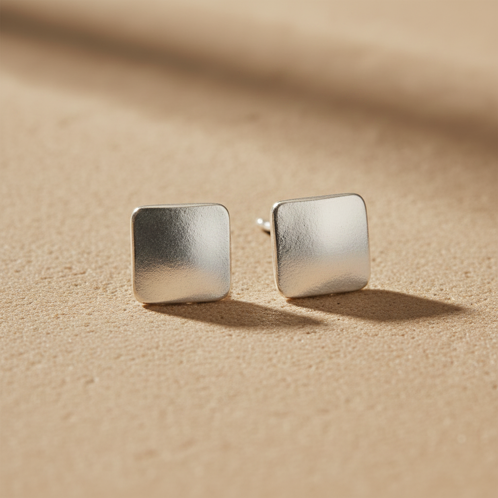 Square Ear Studs