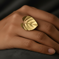 Dil Heart Brass Ring