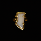 Aura Stone Brass Ring