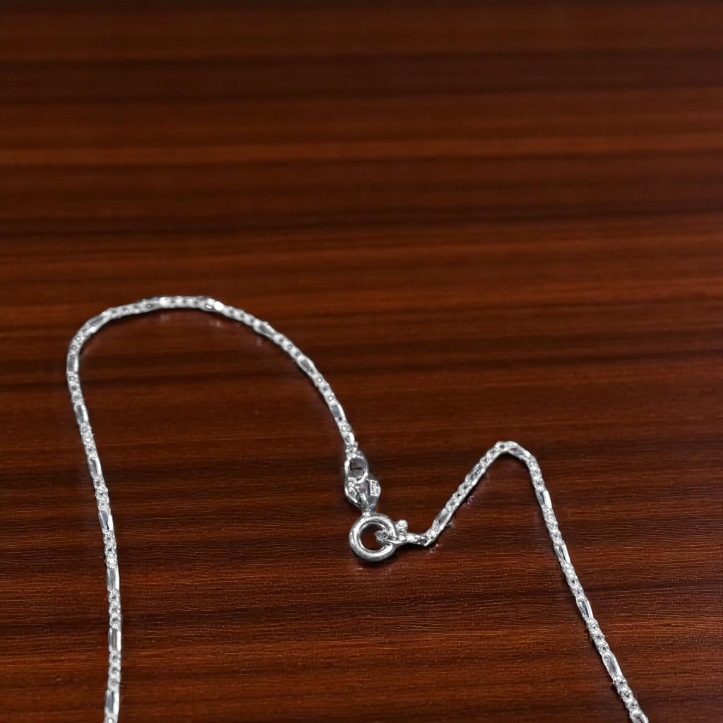 Snake Chain Silver Anklet