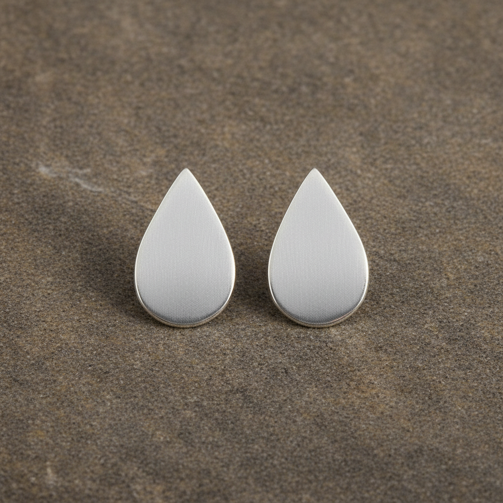 Teardrop Ear Studs