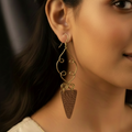 The Triangle Tendril Earrings