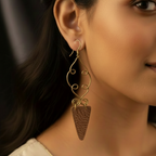 The Triangle Tendril Earrings
