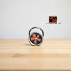 Tara Round Hand-Painted Silver Nosepin 92.5 sterling silver MYRA