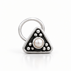 Yajna Pearl 925 Silver Nosepin