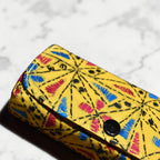 Yellow Kantha Spectacle Case - Handcrafted Bengali Eyewear Holder