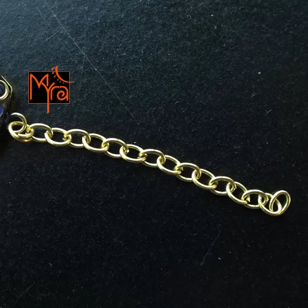 Tibetan Stone Studded Round Bracelet : Multi