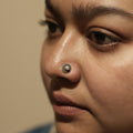 Chandrika Pearl Silver Nosepin - 925 Sterling Silver