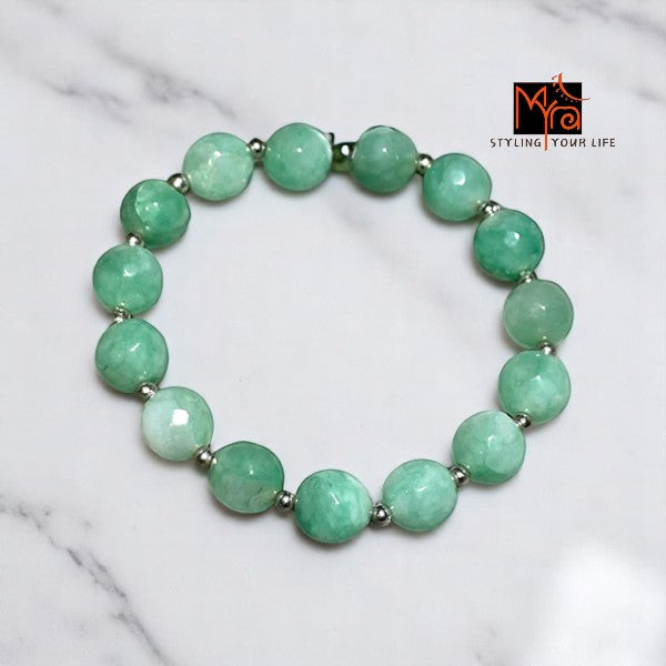 Onyx Stone Bracelet - Mint Green