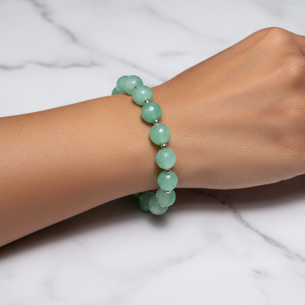 Onyx Stone Bracelet - Mint Green