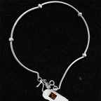 Multiple Pipe and Ball Anklet