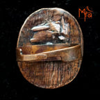 Copper Color Beaten Cocktail Ring