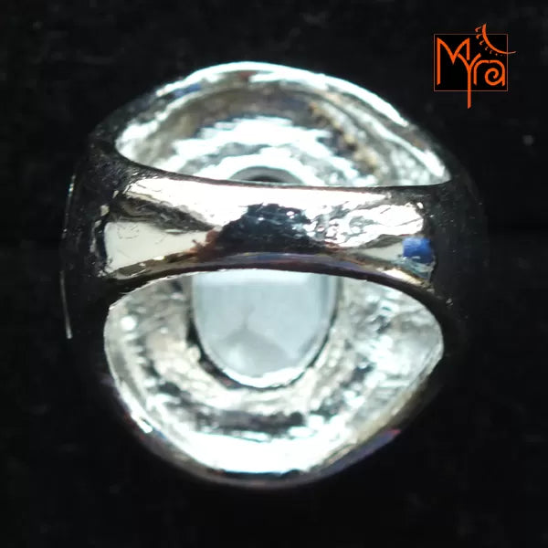 Pink Cut Stone Fixed Size Ring