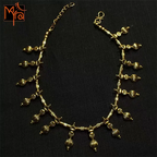 Golden Conch Shell Charm Anklet