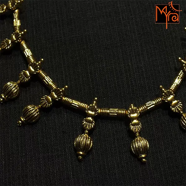 Golden Conch Shell Charm Anklet