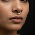 Silver Shine Clip-On Septum Ring – No Piercing, 92.5 Sterling Silver