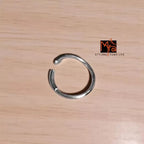Simple Pure Silver Nose Ring 92.5 sterling silver nosepin India MYRA