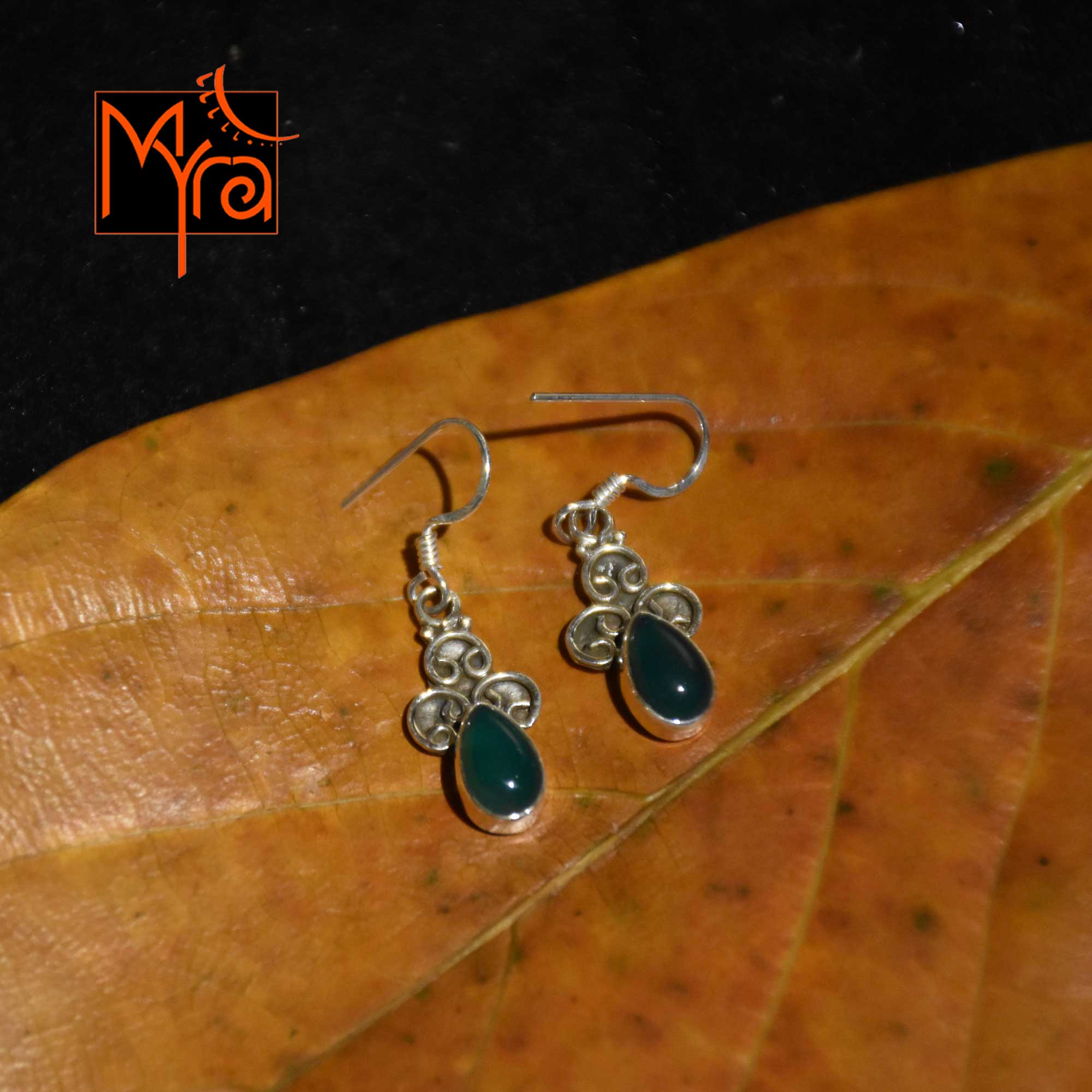 St. Ives aquamarine sea glass & fine silver stud earrings | Seastone  Jewellery